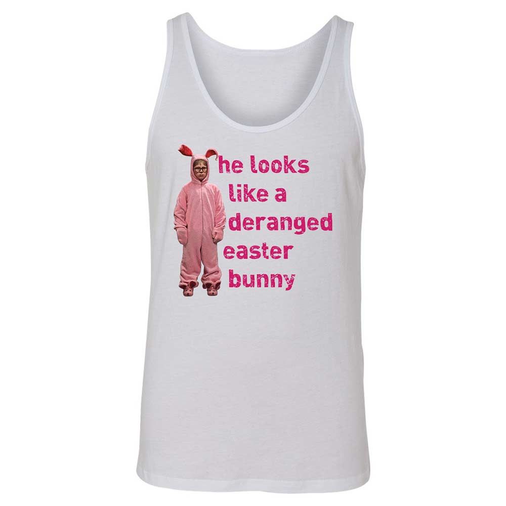 He Looks Like a Deranged Easter Bunny - White - 1