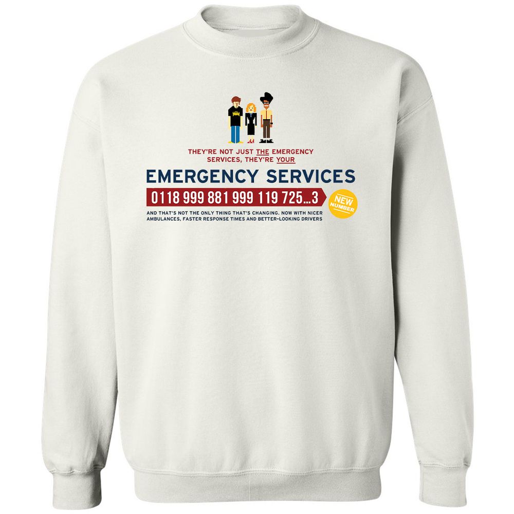 Classic Unisex Sweatshirt - SB2V4VY7 - White - 1