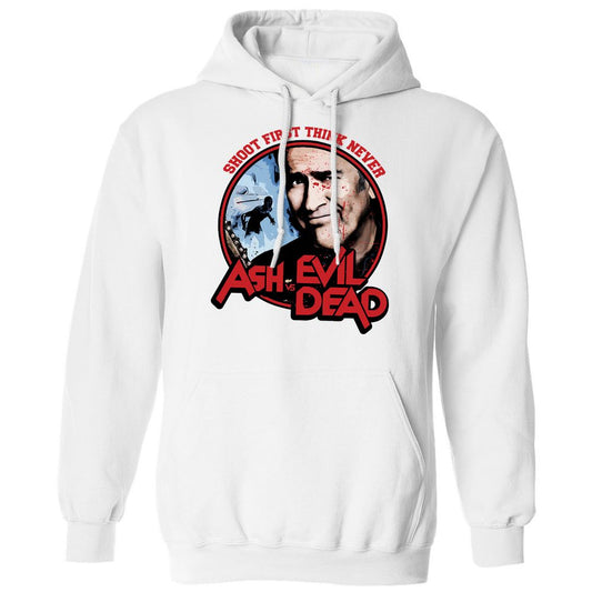Classic Unisex Hoodie - RMQL9XHW - White - 1