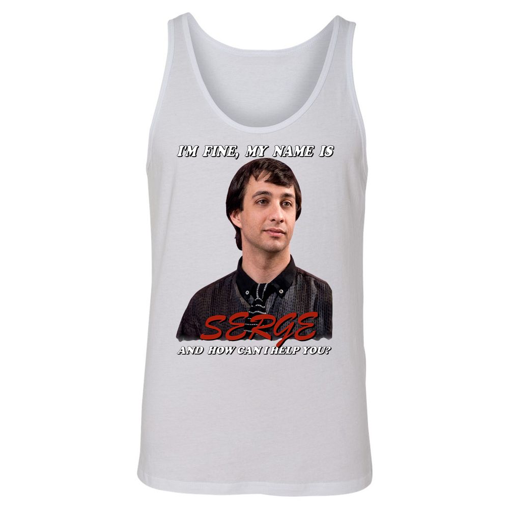Unisex Jersey Tank - P5E1G5WY - White - 1