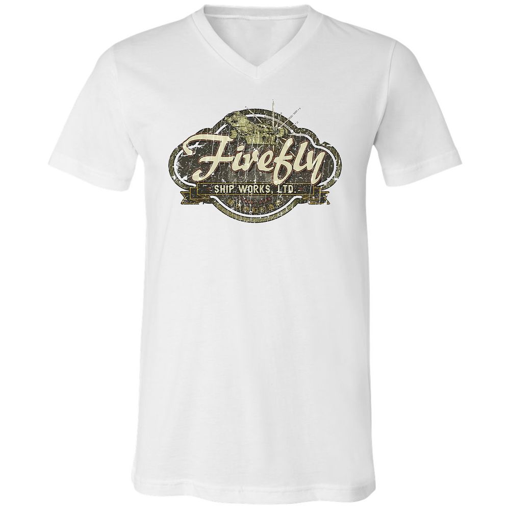 Unisex V-Neck T-Shirt - V816REAA - White - 1