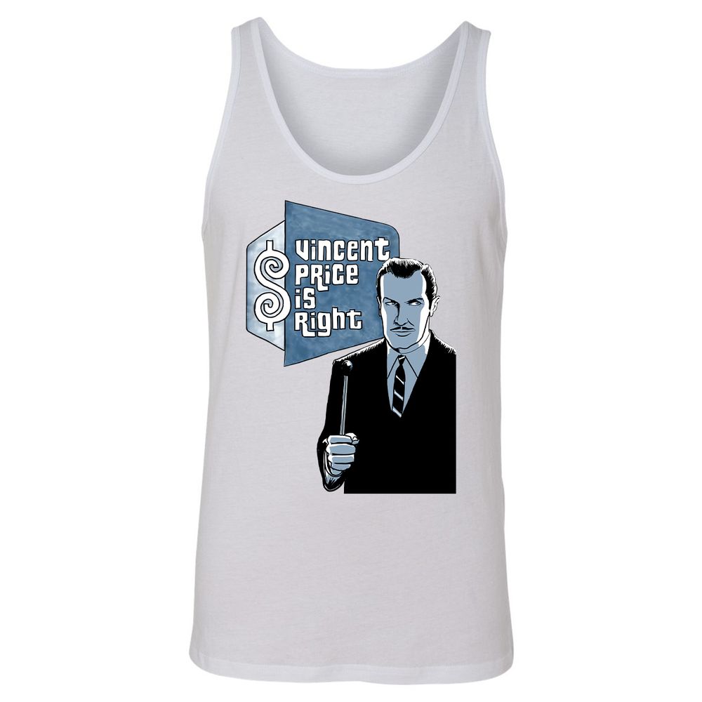 Unisex Jersey Tank - 9WZURKSB - White - 1