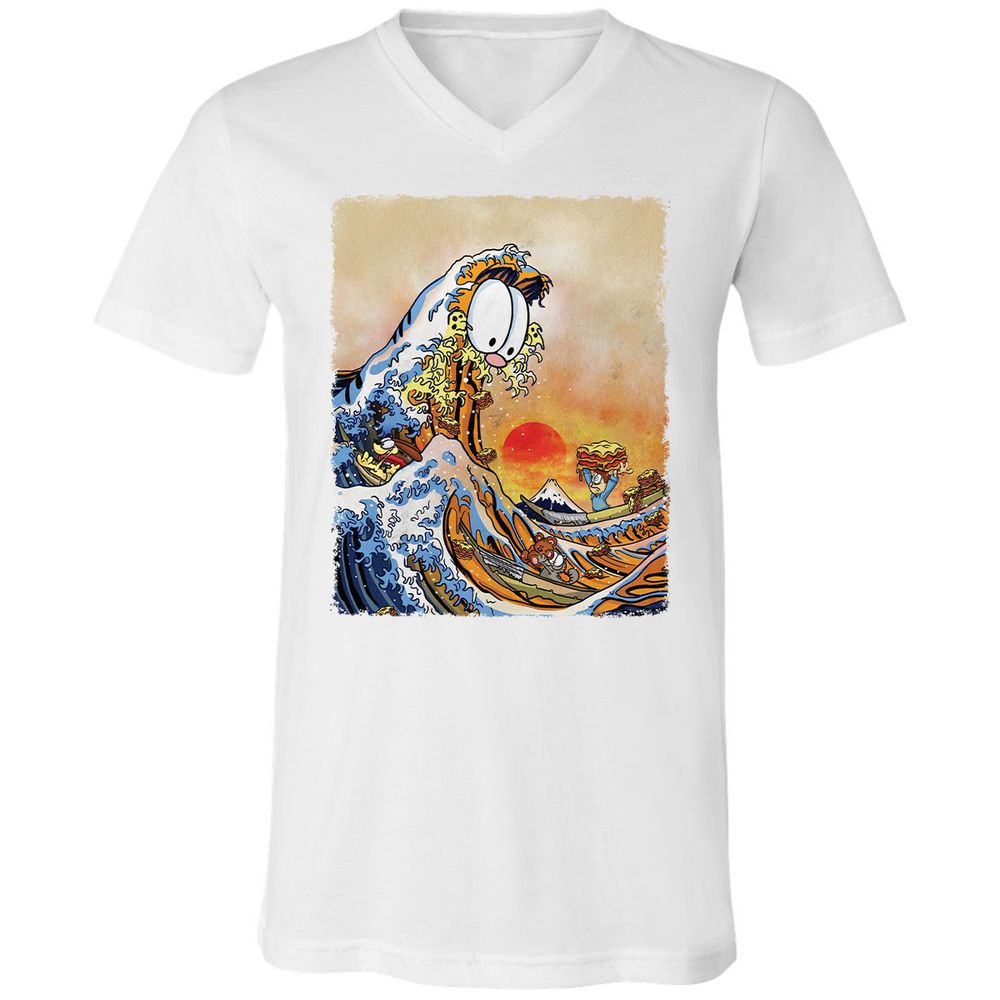 Unisex V-Neck T-Shirt - VRM8HMR1 - White - 1