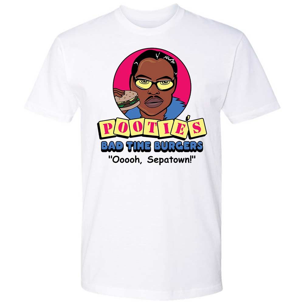 Pootie's Bad Time Burgers - White - 1