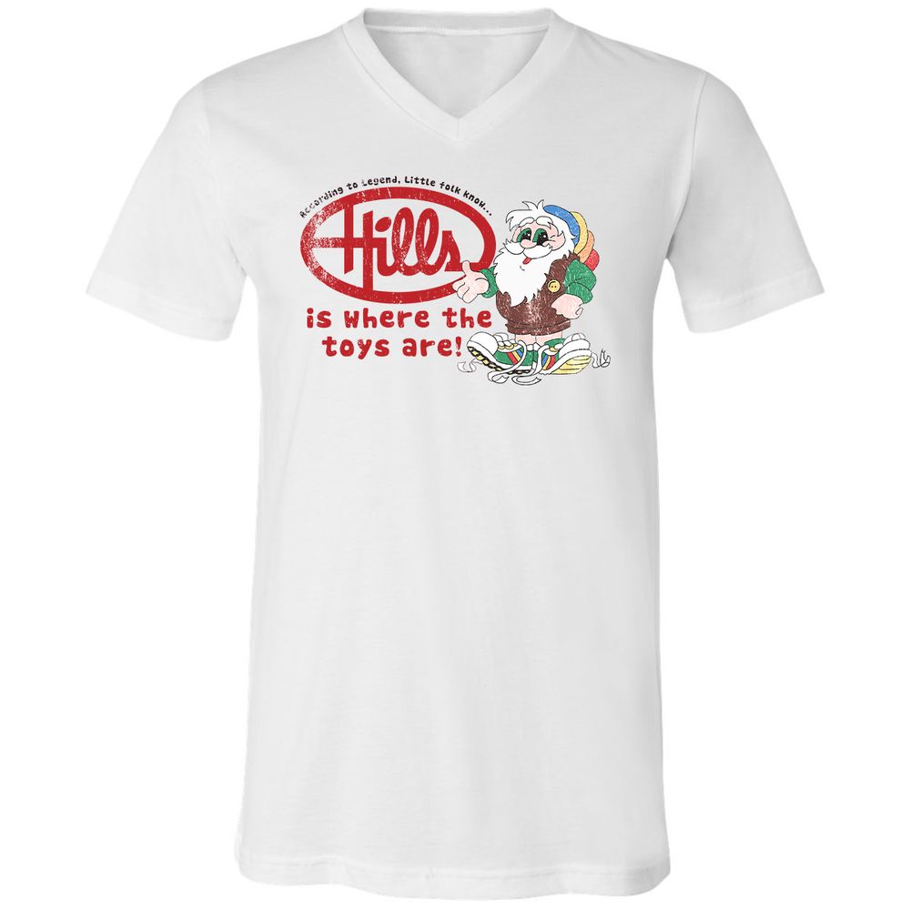 Unisex V-Neck T-Shirt - L3PFR7GZ - White - 1