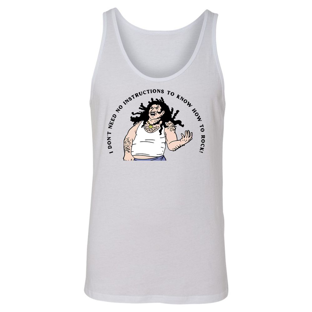 Unisex Jersey Tank - EUPPV88Y - White - 1