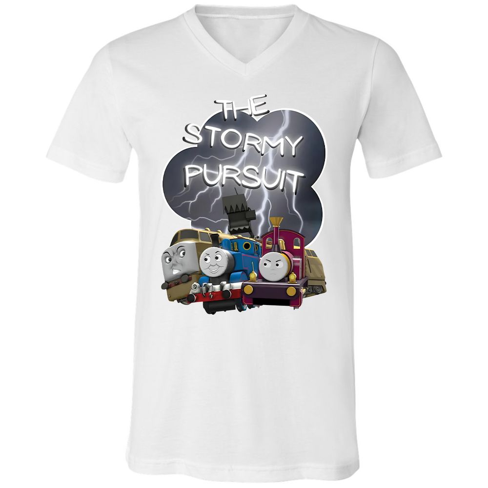 Unisex V-Neck T-Shirt - 465VYU2L - White - 1