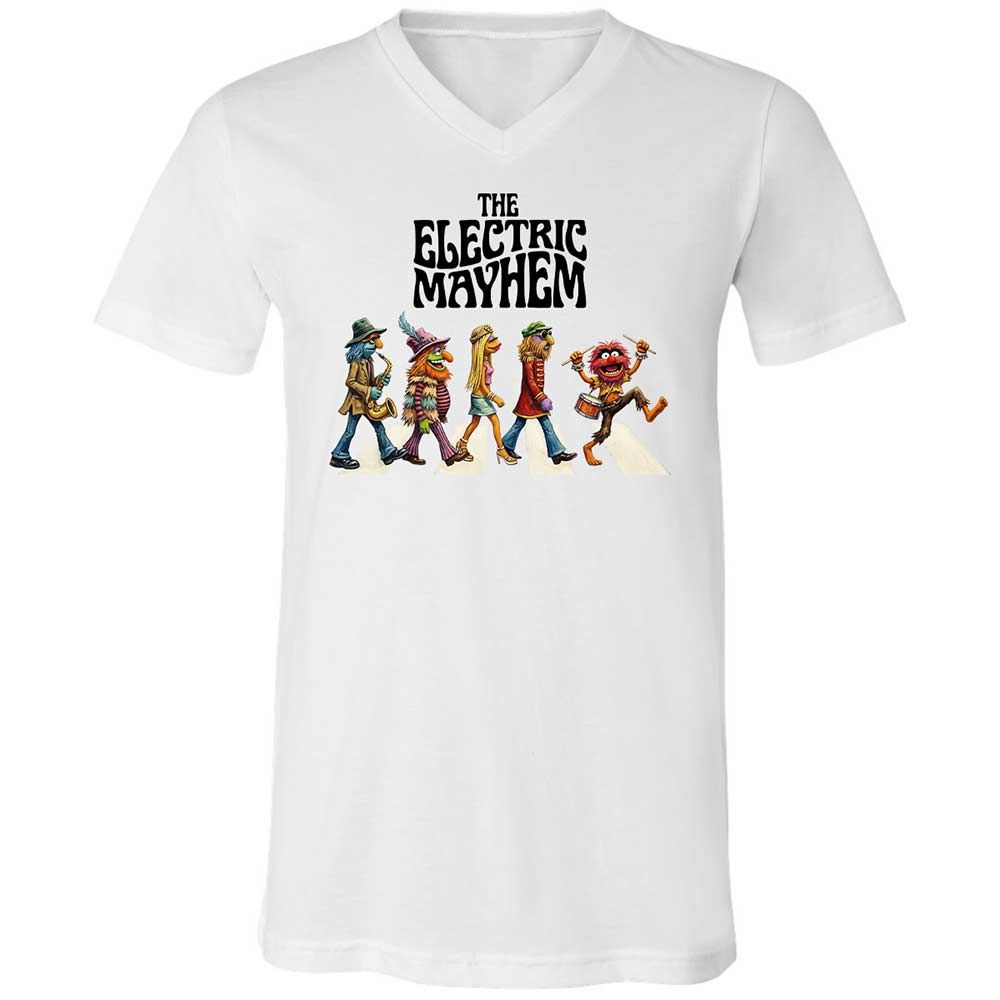 Unisex V-Neck T-Shirt - KLY8ZY8U - White - 1