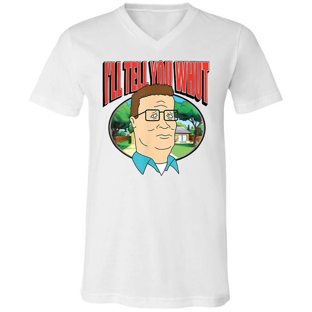 Unisex V-Neck T-Shirt - RHL3F2ME - White - 1