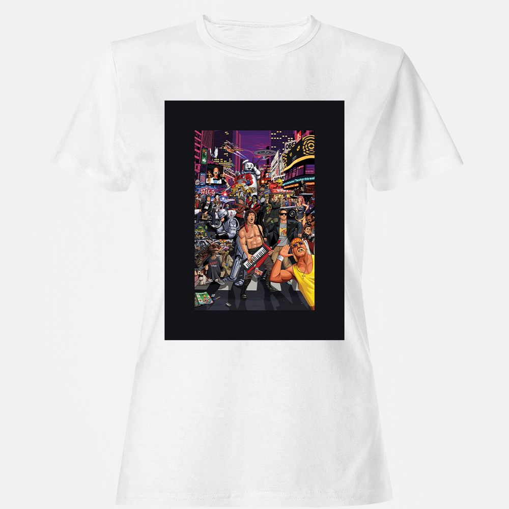 Women's T-Shirt - KQLA58Q7 - White - 1