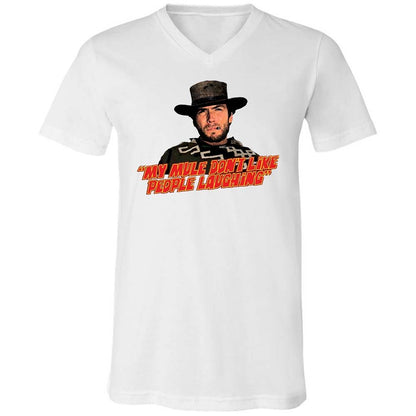 Unisex V-Neck T-Shirt - GQM3CXZR - White - 1