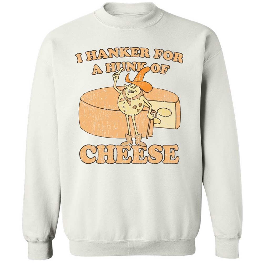 Hanker For A Hunk Of Cheese - White - 1