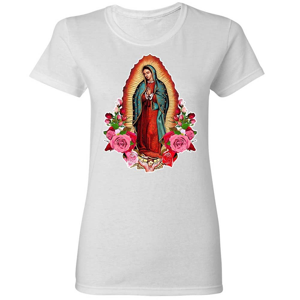 Our Lady of Guadalupe - White - 1