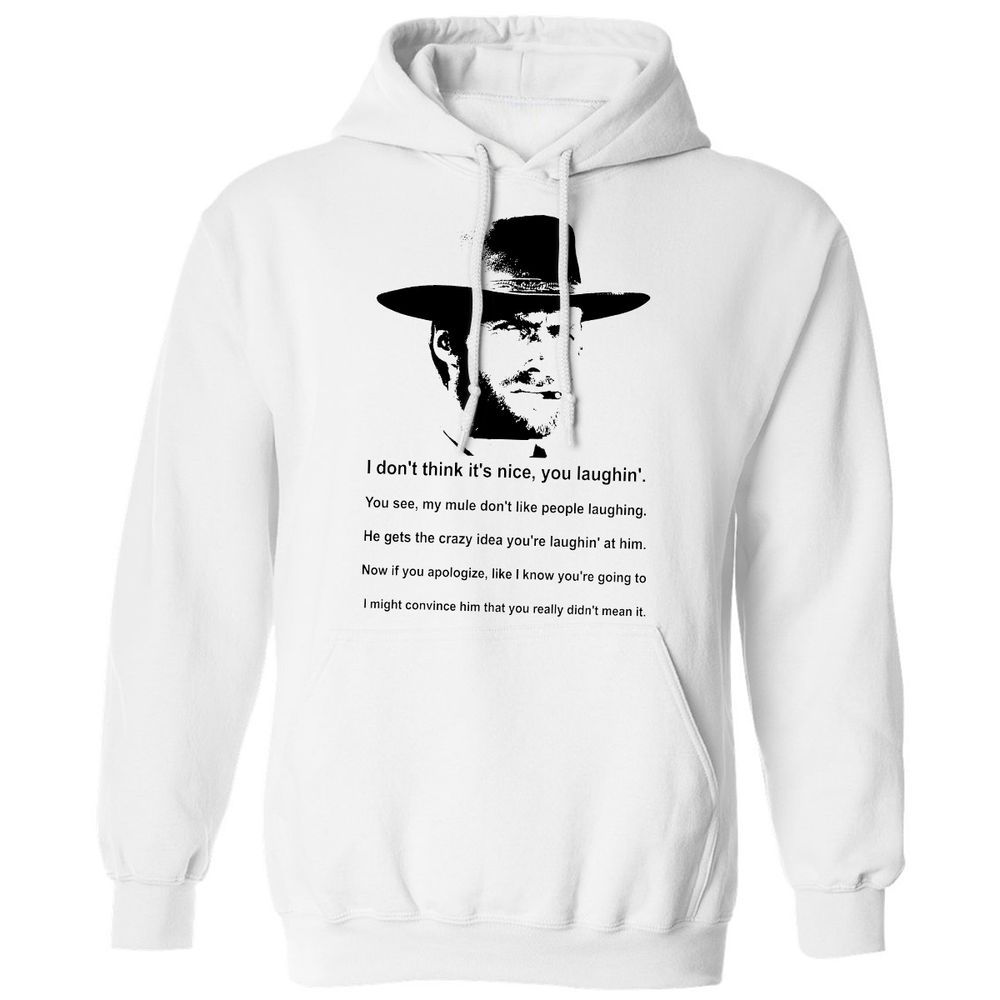 Clint Eastwood Mule Quote - White - 1