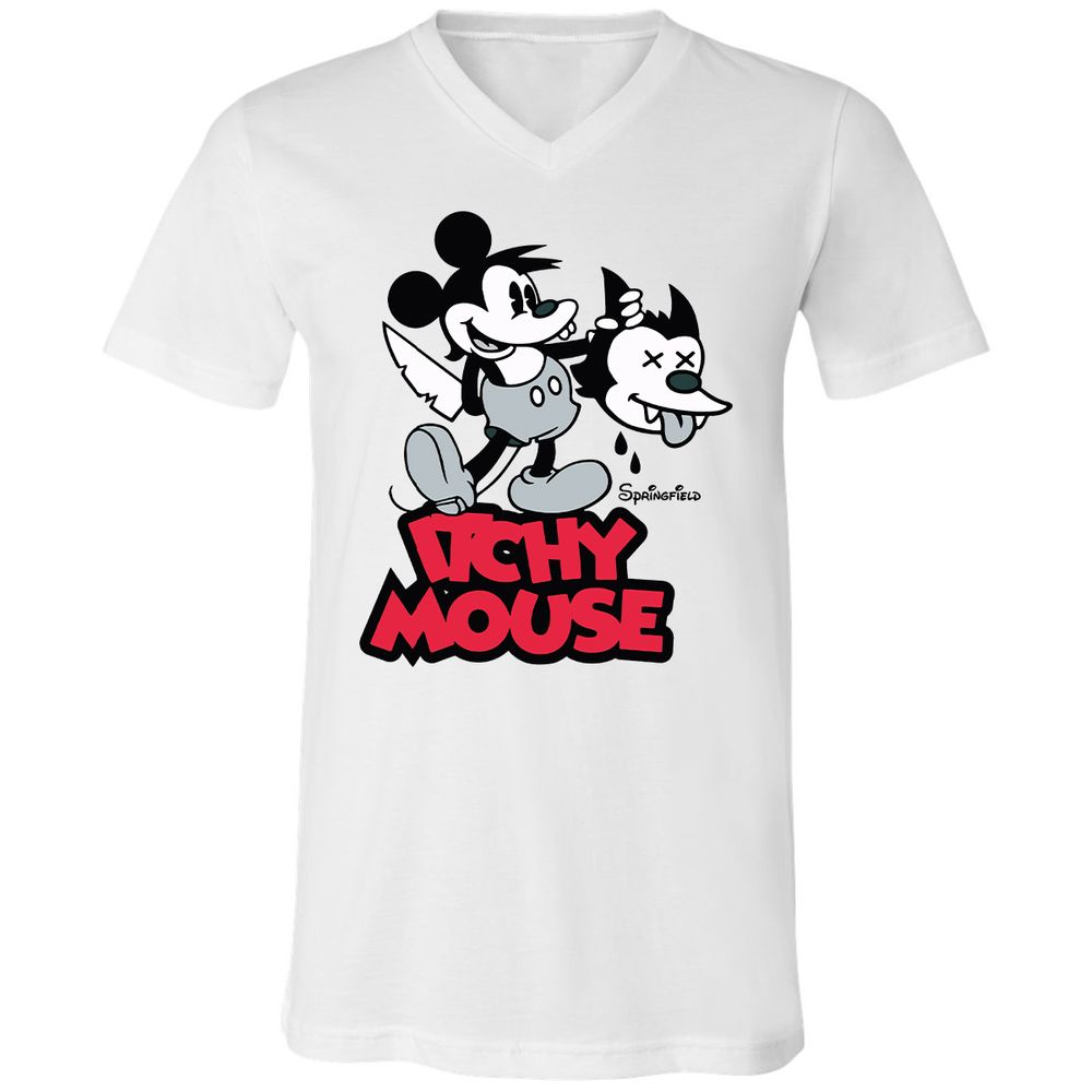 Unisex V-Neck T-Shirt - R846X8HA - White - 1