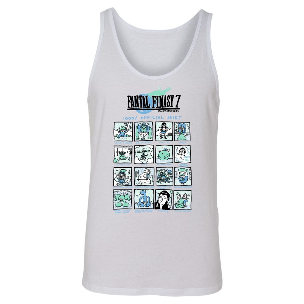 Unisex Jersey Tank - QYC28MB3 - White - 1