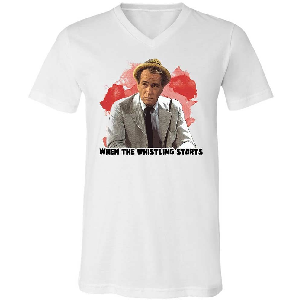 Unisex V-Neck T-Shirt - SKZ93UKW - White - 1