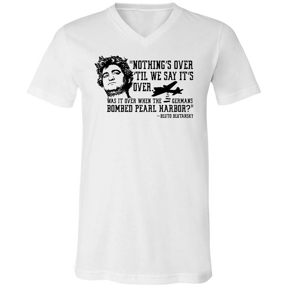 Unisex V-Neck T-Shirt - ZW3F1LL2 - White - 1