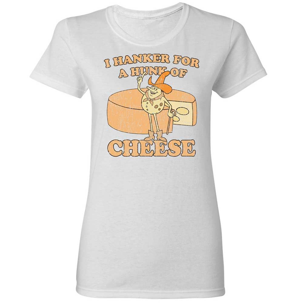 Hanker For A Hunk Of Cheese - White - 1