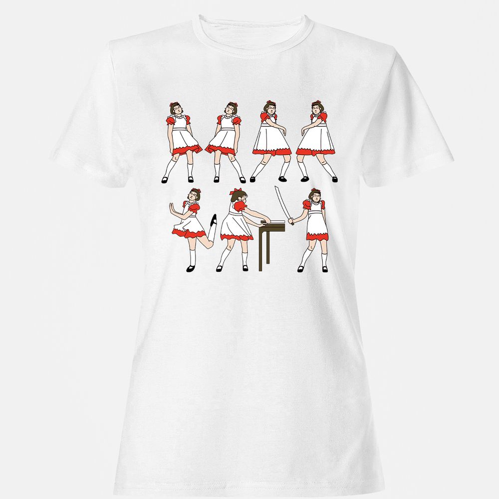 Women's T-Shirt - CDRCQ7TV - White - 1