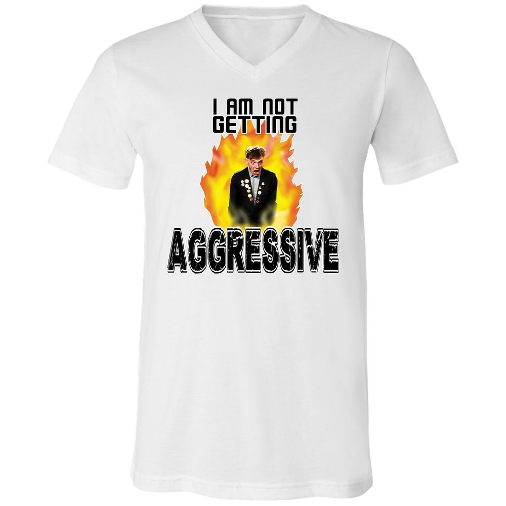 Unisex V-Neck T-Shirt - FMAZ4X5L - White - 1