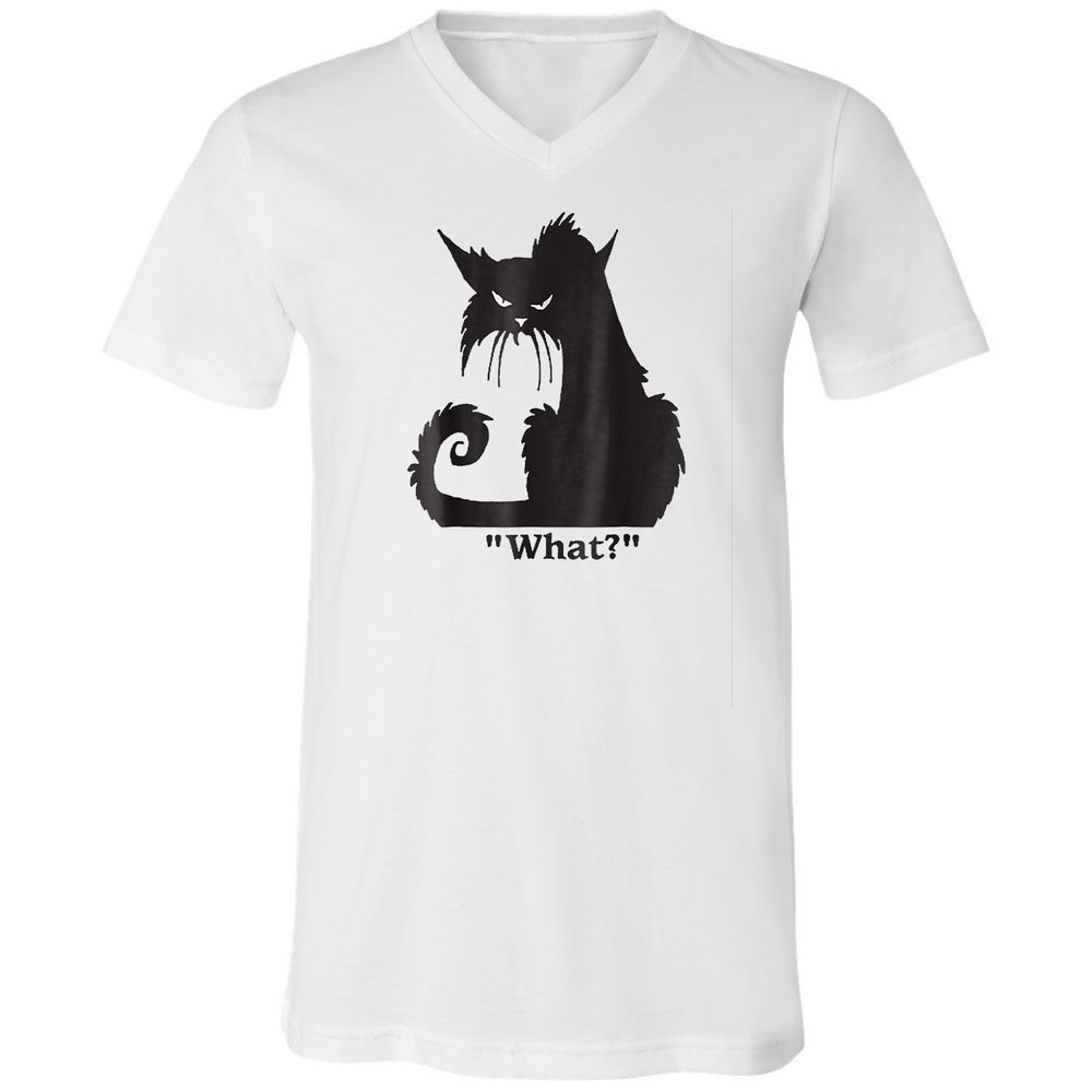 Unisex V-Neck T-Shirt - KK4B7PCS - White - 1