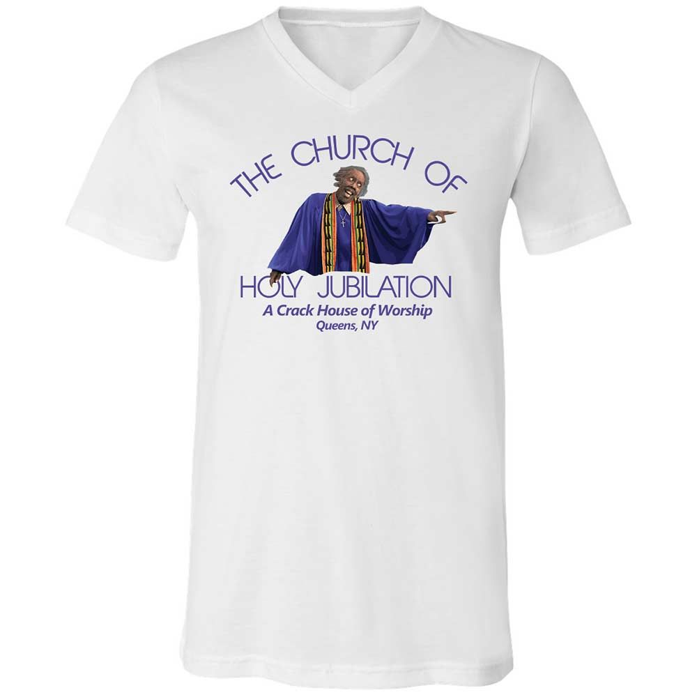 Unisex V-Neck T-Shirt - WQ3DNRZ3 - White - 1
