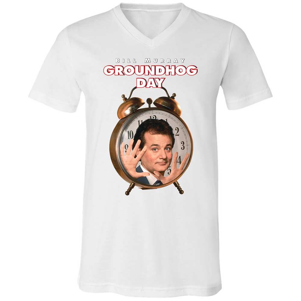 Unisex V-Neck T-Shirt - KPF5ZF4H - White - 1