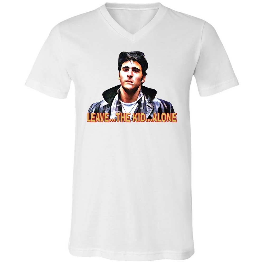 Unisex V-Neck T-Shirt - SLRFQ3WU - White - 1