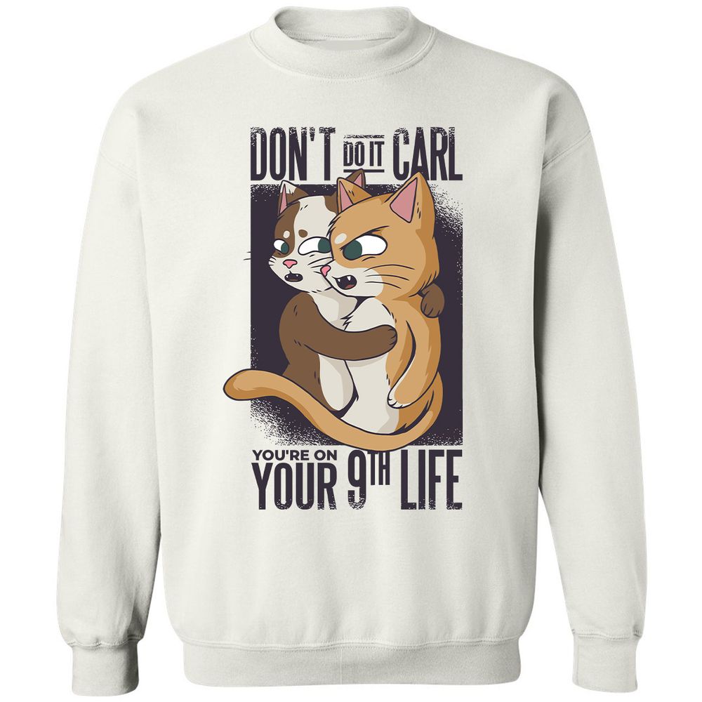 Classic Unisex Sweatshirt - SEQ3H96D - White - 1