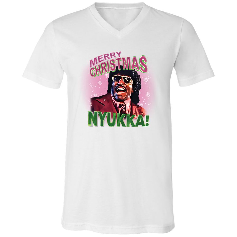 Unisex V-Neck T-Shirt - 5Z99X658 - White - 1