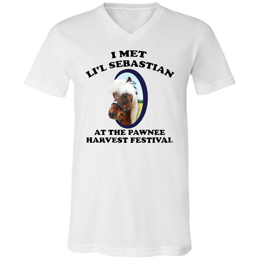 Unisex V-Neck T-Shirt - 8Z1V2HKT - White - 1