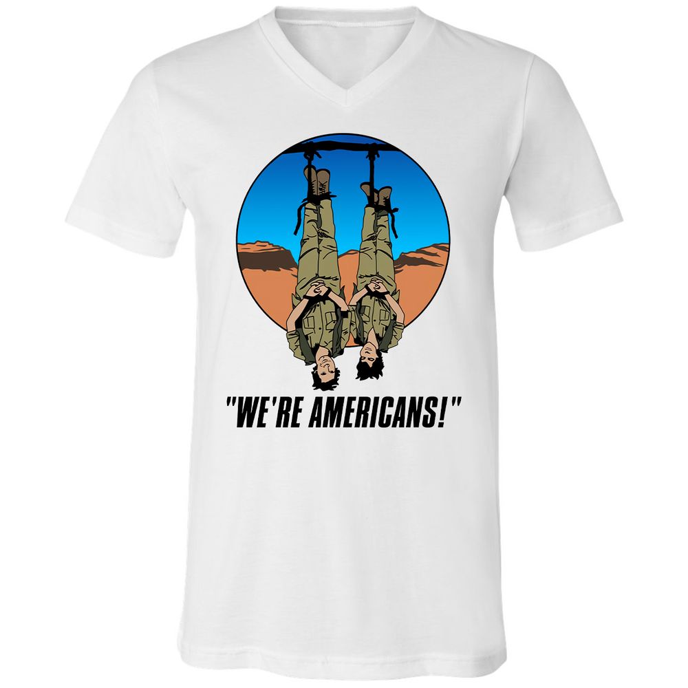 Unisex V-Neck T-Shirt - XPW1GD1X - White - 1
