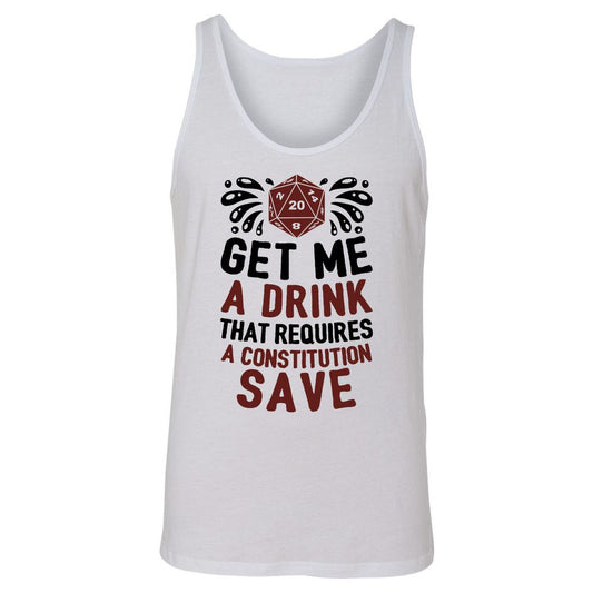 Unisex Jersey Tank - STE4DAR8 - White - 1