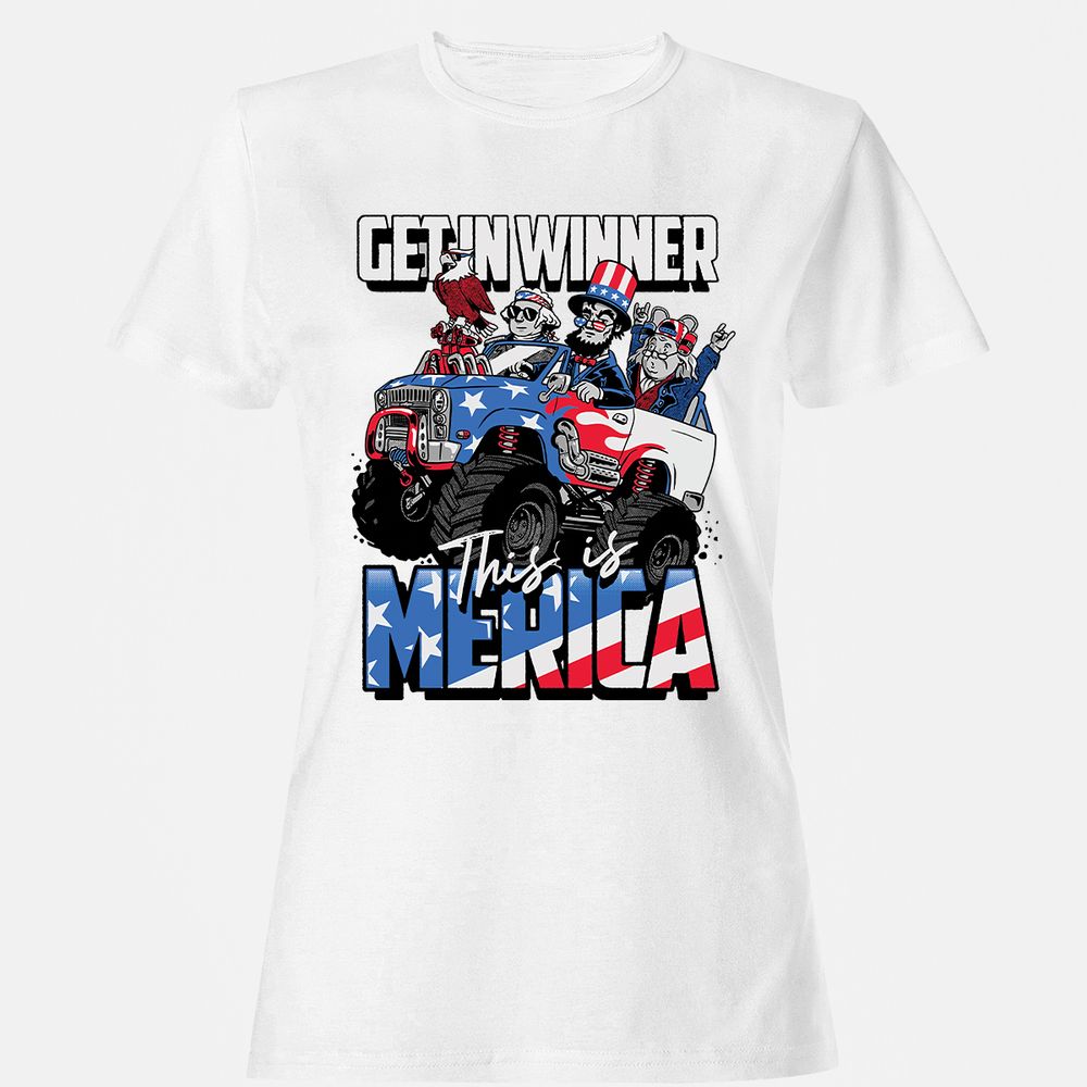 Women's T-Shirt - 8DZBFXCS - White - 1