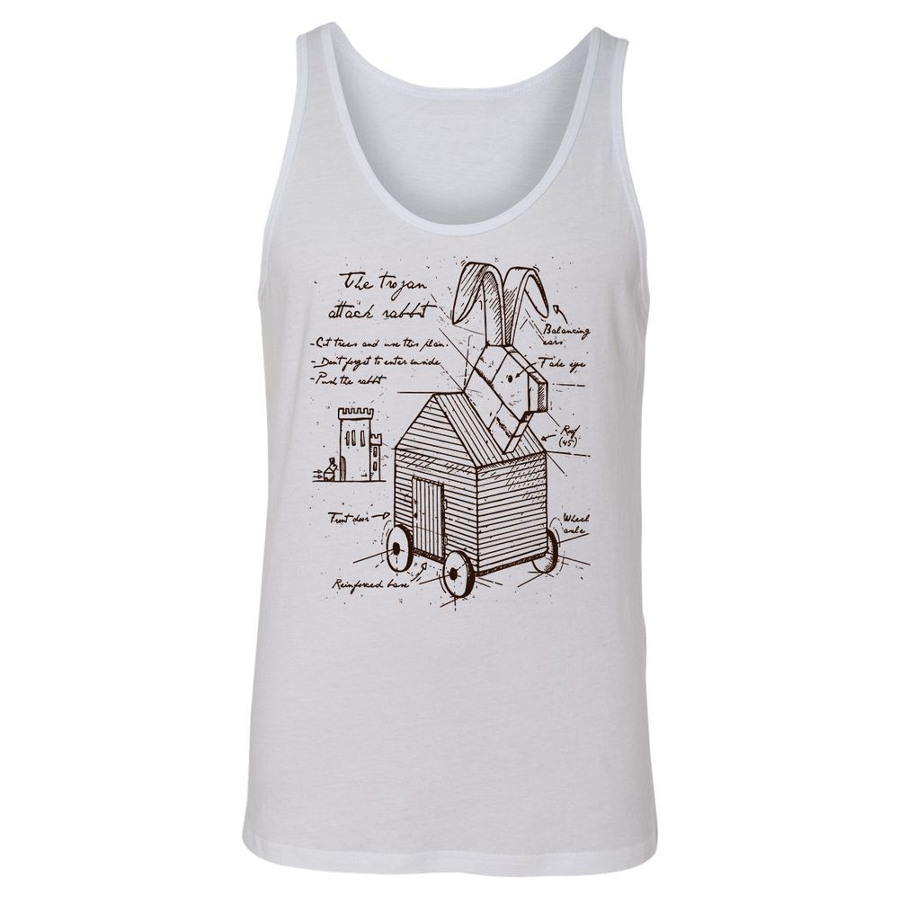 Unisex Jersey Tank - Q7NYSGFQ - White - 1