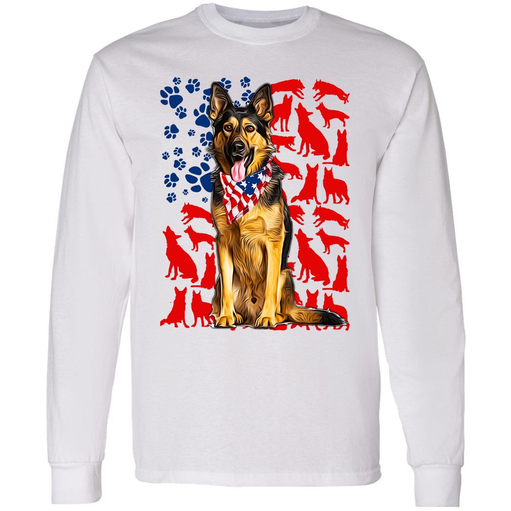 Long Sleeve T-Shirt - JUSGPTV1 - White - 1