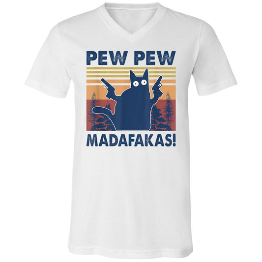 Unisex V-Neck T-Shirt - 2S9TH4G2 - White - 1