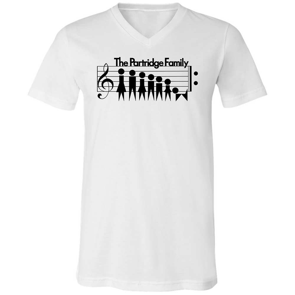 Unisex V-Neck T-Shirt - H9YLNGF9 - White - 1