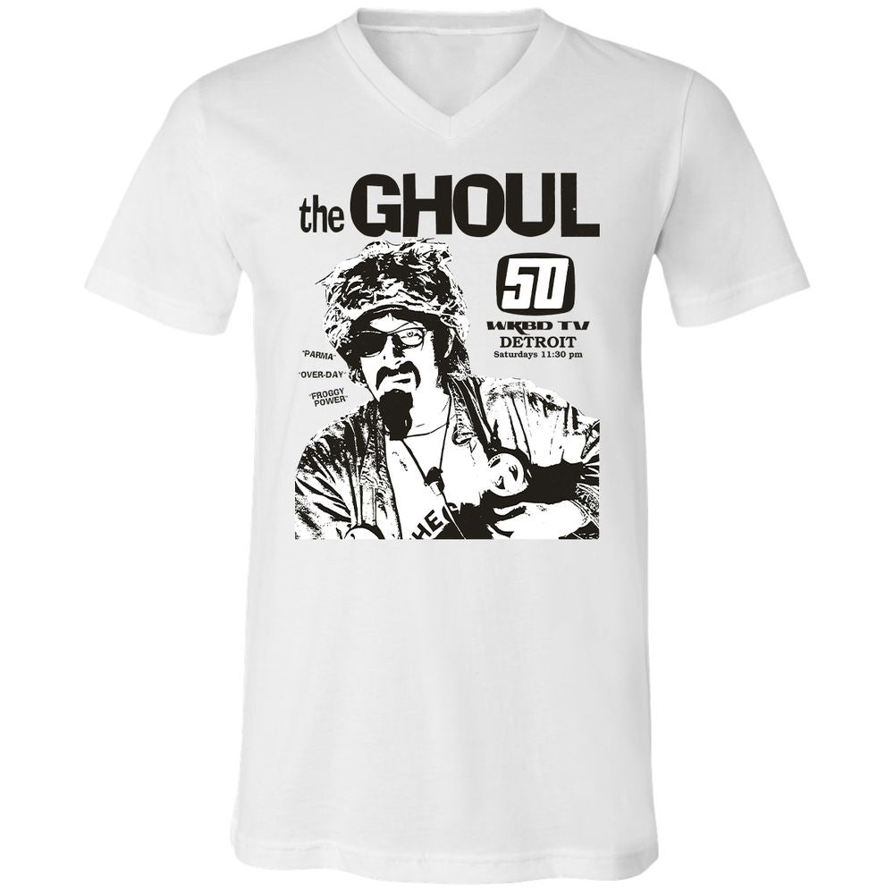Unisex V-Neck T-Shirt - GSB3RW4P - White - 1