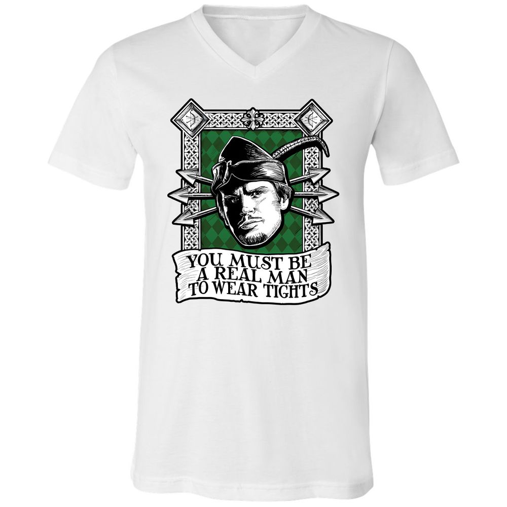 Unisex V-Neck T-Shirt - P5RFAG94 - White - 1