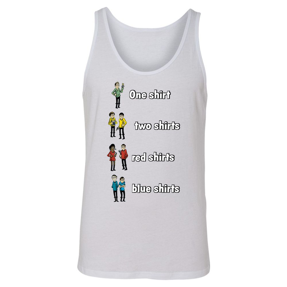 Unisex Jersey Tank - YPMCXEH7 - White - 1