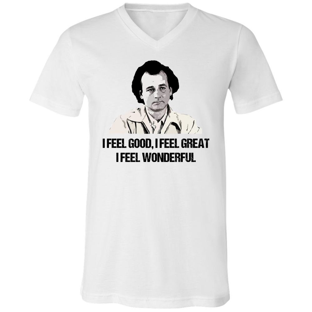 Unisex V-Neck T-Shirt - 8CMUJPWY - White - 1
