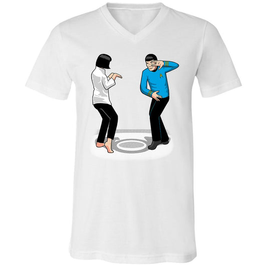 Unisex V-Neck T-Shirt - ANG83PSS - White - 1