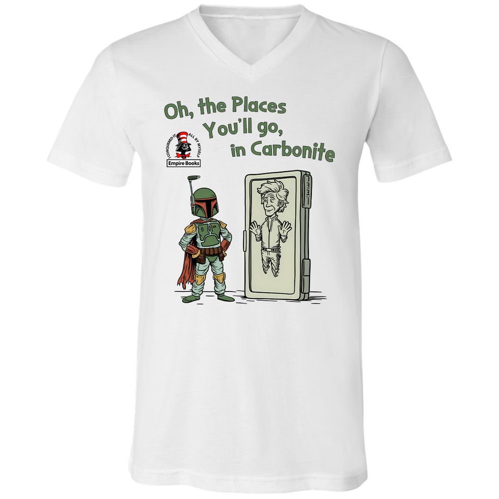 Unisex V-Neck T-Shirt - 1AVBPXN4 - White - 1