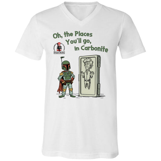 Unisex V-Neck T-Shirt - 1AVBPXN4 - White - 1