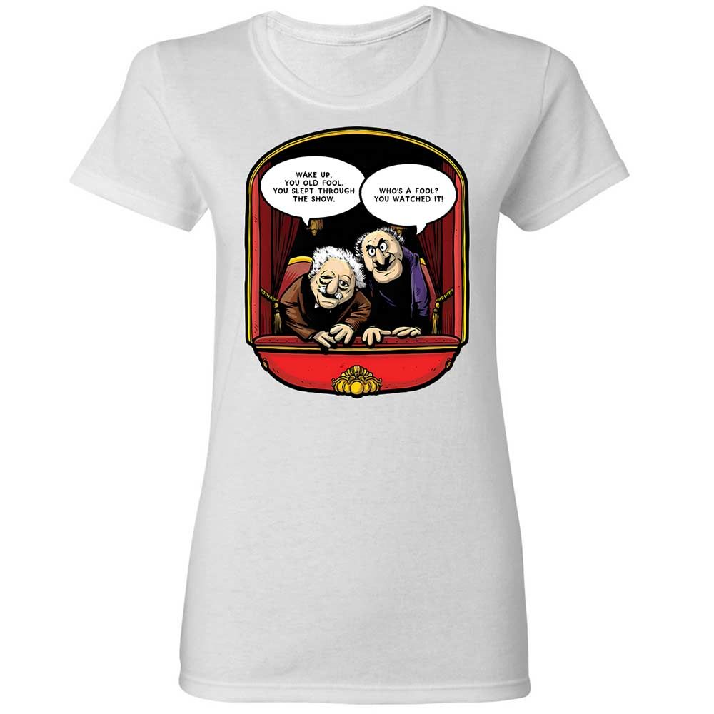Statler and Waldorf (Wake Up) - White - 1