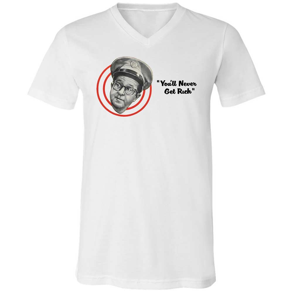 Unisex V-Neck T-Shirt - L3WWZC14 - White - 1