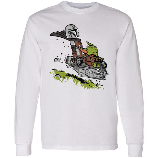 Long Sleeve T-Shirt - Y884Q4UT - White - 1