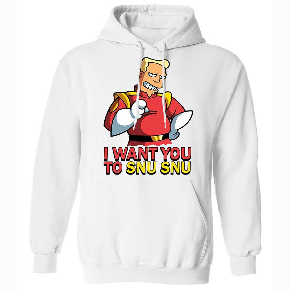 Classic Unisex Hoodie - BUMWNBCK - White - 1